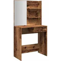 Syfax Tocador con espejo envejecida 74,5x40x141 cm