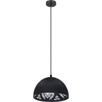 Eglo Congresbury, color: negro, blanco, negro, blanco, material: acero, color: negro, uso: interior, número de bombillas: 1