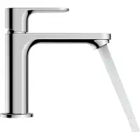 Hansgrohe Mezclador monomando para lavabo Rebris S 110, con juego de desagüe con tirantes cromado