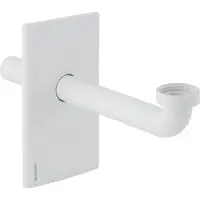 Geberit Kit de instalación para elementos de montaje de fontanería, con sifón oculto, color blanco, 1 unidad.