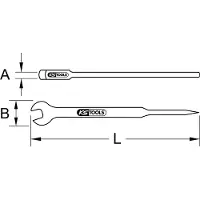 Ks Tools , llave de tubo, modelo 963.8105, 500 mm, 95 mm, 2700 g