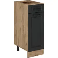 Vicco Mueble bajo de cocina R-Line Antracita casa de campo 30 cm sin encimera, Model 54151