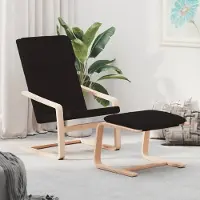 Prolenta Maison Exclusive: Sillón de relax con reposapiés, color , tapizado en tela