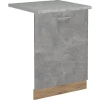 Vicco Panel frontal del lavavajillas R-Line Hormigón 60 cm , ET Mármol, Model 55048