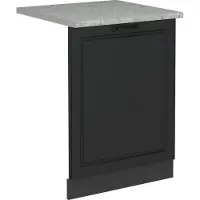Vicco Panel frontal del lavavajillas R-Line Antracita casa de campo 60 cm , ET Mármol, Model 55150