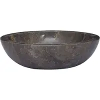 Syfax Lavabo gris mármol Ø40x12 cm