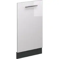 Vicco Panel frontal del lavavajillas Fame-Line Blanco alto brillo 45 cm sin encimera, Model 54289