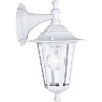 Eglo Laterna 5, Exterior, 1 bombilla, casquillo E27, IP44, Blanco