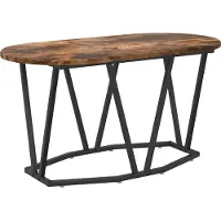 Syfax Mesa de Café Roble ahumado 80 x 40 x 40.5 cm