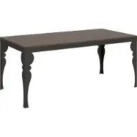 Itamoby Mesa extensible de 90x180/284 cm, estructura Paxon Evolution en color nogal y antracita