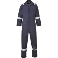 Portwest Aberdeen, mono de trabajo ignífugo, color azul, talla 48