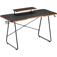 NanoRS Mesa para juegos con soporte para monitor , capacidad máxima de 50 kg, altura de 850 mm, color negro, modelo RS170