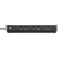 Brennenstuhl brennenstuhl1156057984 , regleta de enchufes de 19", "Premium-Web-Line", con 4 enchufes