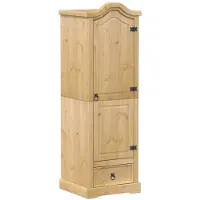 Syfax Armario Corona madera maciza de pino 55x52x170 cm
