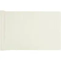 Syfax Pantalla de privacidad de balcón PVC blanco 700x120 cm