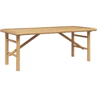 Syfax Mesa de Café Marrón 110 x 50 x 43 cm Bambú