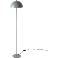 Boltze Lámpara de pie metálica PETUNIA, con forma de hongo, de 140 cm de altura, color gris