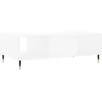 Syfax Mesa de centro madera de ingeniería blanco 104x60x35 cm