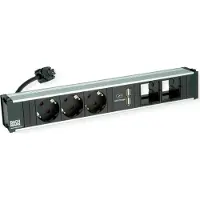 Bachmann Cargador CONI 3xCEE7/3, 1x USB