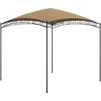 Syfax Cenador gris taupé 3x3x2,65 m 180 g/m²