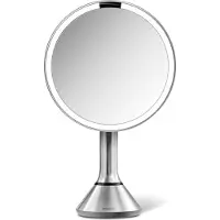 Simplehuman ST3052, de pie, redonda, para mesa, acero inoxidable cepillado, acero inoxidable, 5 unidades