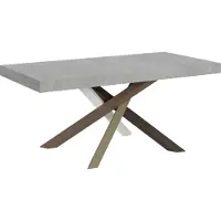Itamoby Mesa extensible de 200/304 x 90 cm, con tablero de hormigón "Volantis" de varios colores y patas modelo 4/C