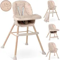 Nukido 701004, Silla alta Tilo, color beige