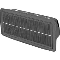 EDM Lámpara de pared EDM 31828, fabricada en policarbonato y ABS, con tecnología LED solar, 8W, 400 lúmenes, temperatura de color 3000K
