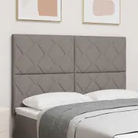 Syfax Cabecero LED Taupé 160 cm tela