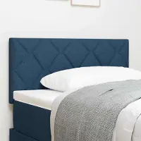 Syfax Cabecero LED Azul 100 cm tela