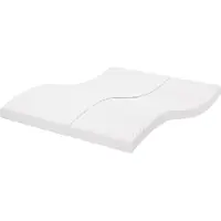 Syfax Colchón de espuma de 7 zonas dureza 20 ILD blanco 160x210 cm