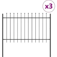 Syfax Valla de Jardín WOERDEN 3 uds. 5,1 x 0,8 m