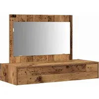 Syfax Mesa Tocador Marrón 100 x 40 x 70 cm Madera de ingeniería
