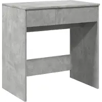 Syfax Tocador con espejo gris hormigón 73x46,5x120 cm