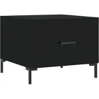 Syfax Mesa de centro madera contrachapada 50x50x40 cm