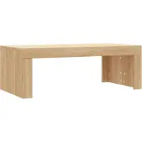 Syfax Mesa de centro madera de ingeniería roble Sonoma 102x50x36 cm
