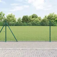 Syfax Cerca de Alambre Soldado con Base de Concreto 50 x 0,8 m
