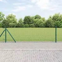 Syfax Cerca de Alambre Soldado con Base de Concreto 50 x 0,4 m