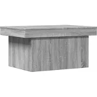 Syfax Mesa de centro madera de ingeniería gris Sonoma 100x55x40 cm