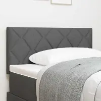 Syfax Cabecero LED Gris 100 cm tela