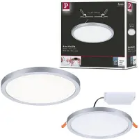 Paulmann panel LED Aero 4.000K redondo cromo 17,5