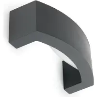 Faro 74401, iluminación de pared para exteriores, gris oscuro, aluminio, IP44, Clase I, casquillo E27