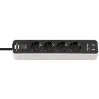 Brennenstuhl Regleta Ecolor Usb 4 Tomas Con Interruptor
