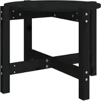 Syfax Mesa de centro de madera maciza de pino 62,5x45 cm