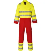 Portwest Mono de trabajo Bizflame FR90, color amarillo, talla XXL