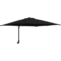 Syfax Sombrilla de jardín 248,5 x 247,5 x 160 cm Poliéster y Acero