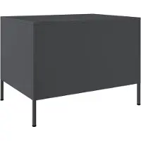 Syfax Mesa de centro acero gris antracita 68x50x50,5 cm