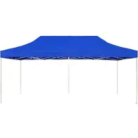 Syfax Carpa plegable profesional de aluminio azul 6x3 m