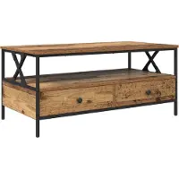 Syfax Mesa de Café Madera vieja 100 x 51 x 45 cm Madera contrachapada