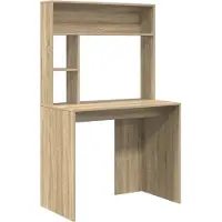 Syfax Escritorio Roble Sonoma 91 x 50 x 149 cm Madera de ingeniería
